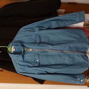 Michael kors zip jean shirt